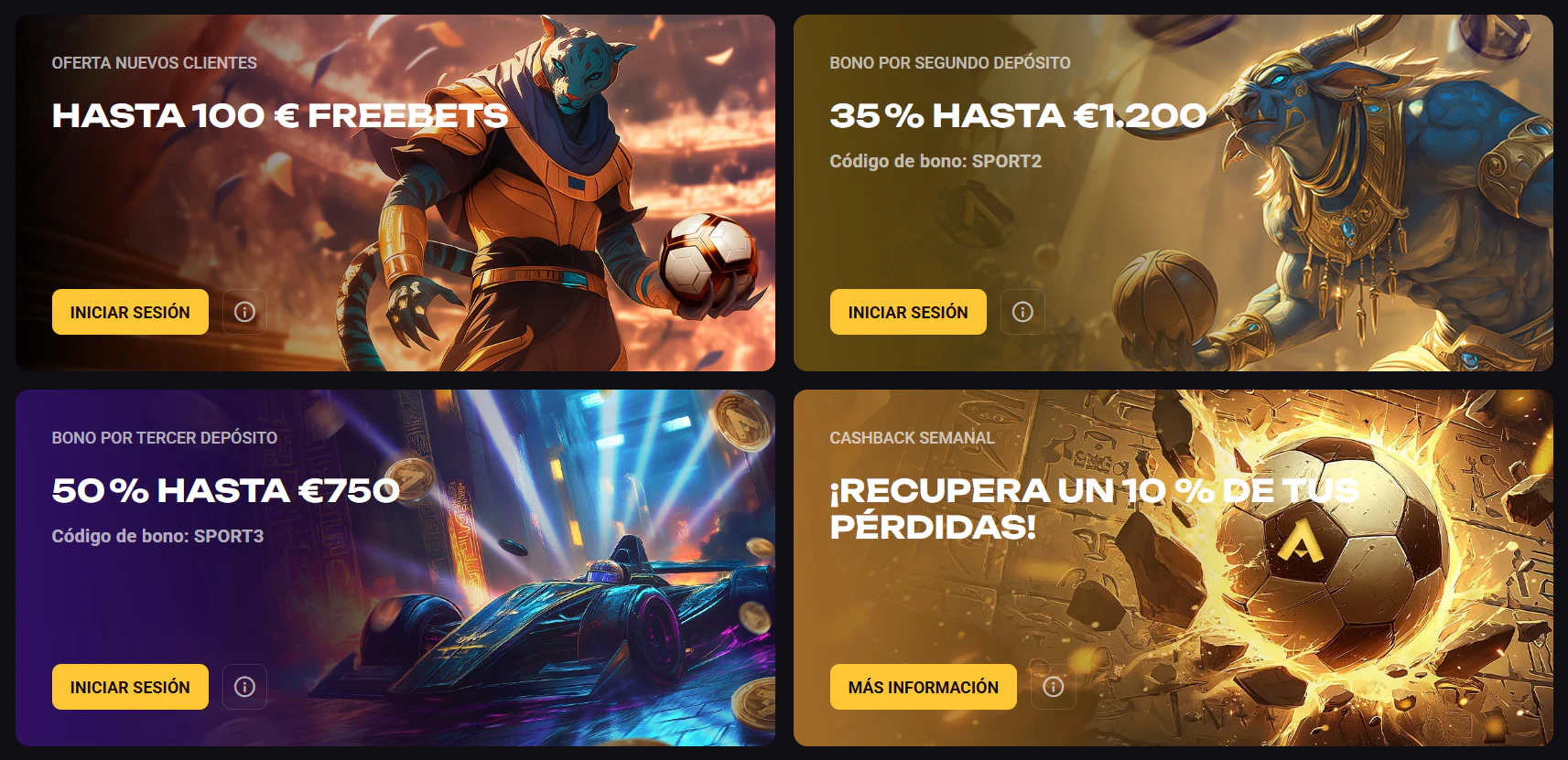 Promociones y bonos deportivos de amonbet